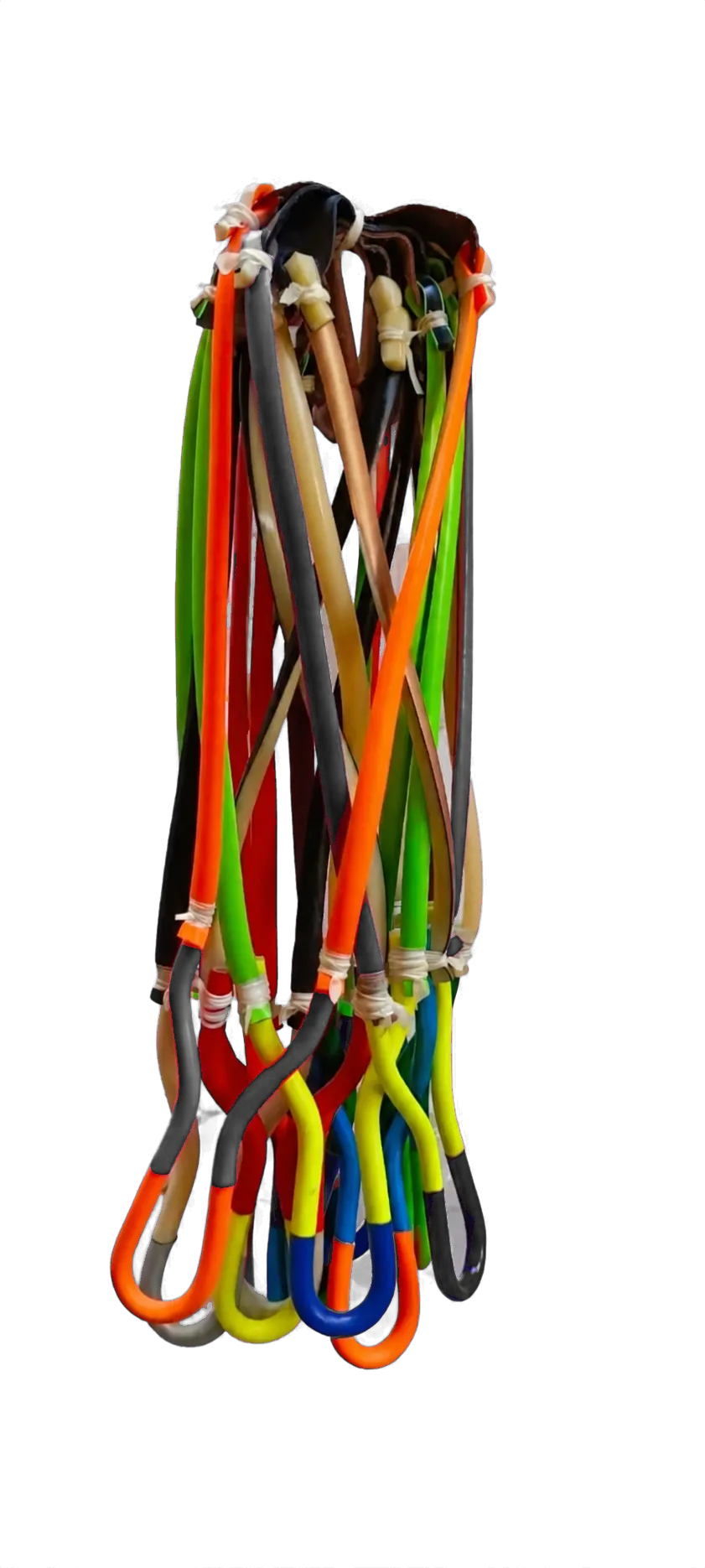 Resorteras de hule Halcón de colores