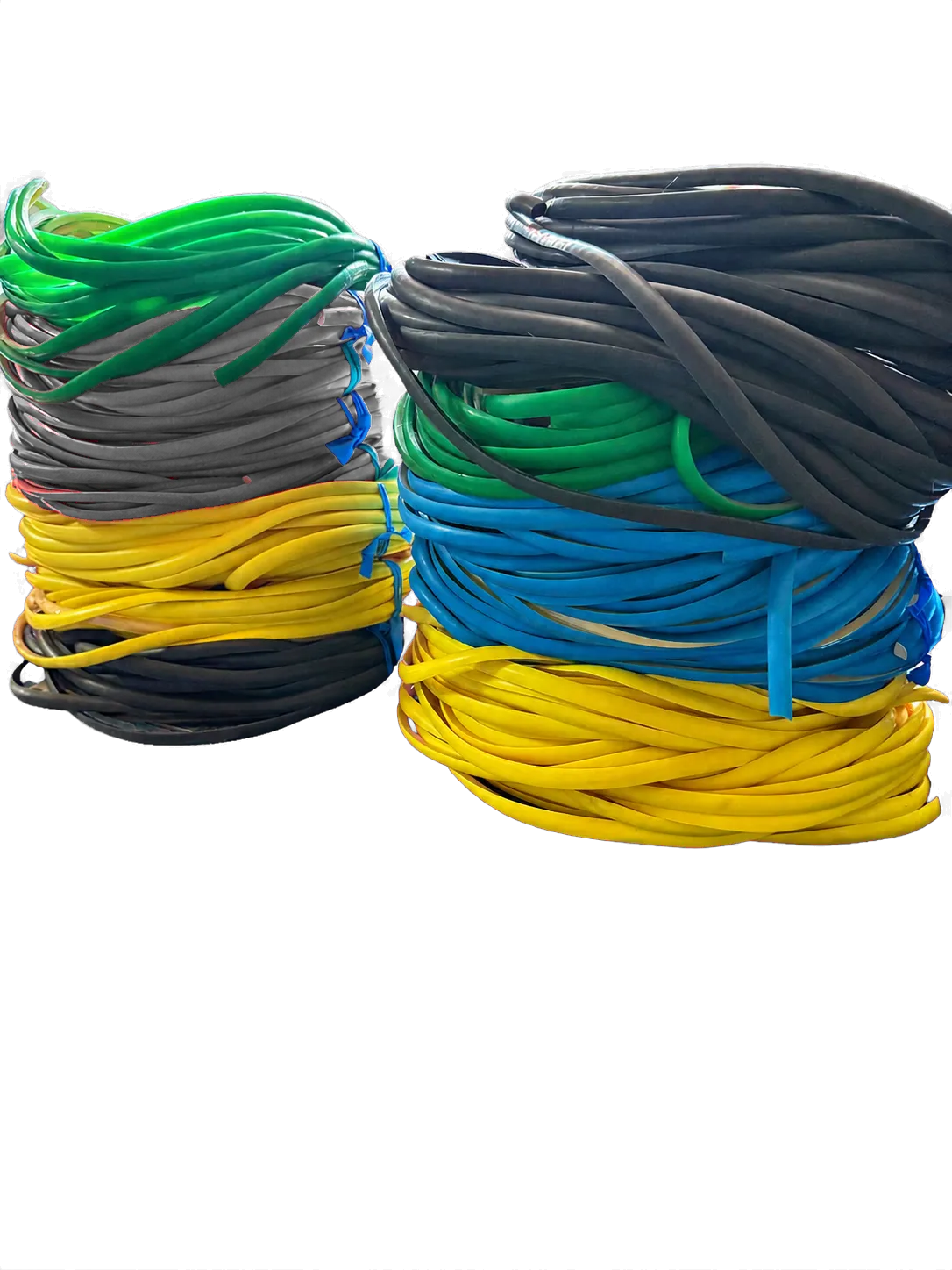 Rollos de hule tubular Halcón